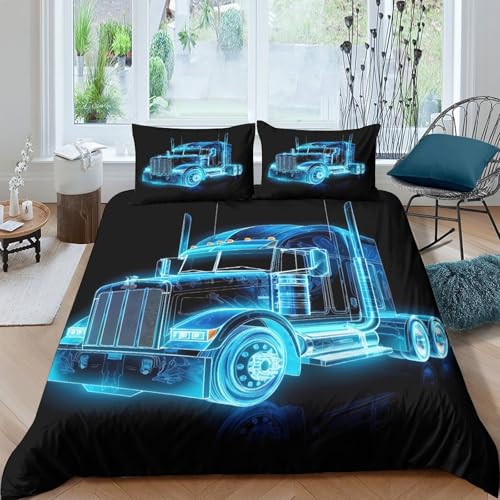 Housse de couette design futuriste impression 3D microfibre de qualité - 4