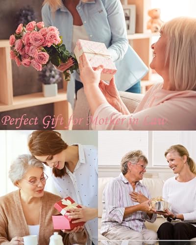 Image of Mother Daughter Bracelets Set for 2 Matching Heart Bracelets for Mother and Daughter to My Mom Bracelet Birthday Mothers Day Gifts for Mom Daughters