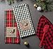 DII Holiday Kitchen Towels Embroidered Dish Towel Set, 18x28, Cabin Christmas, 3 Piece