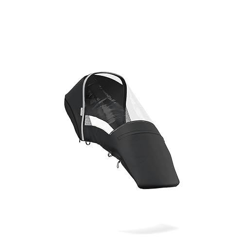 Bugaboo Cubierta de lluvia de alto rendimiento, compatible con todos los modelos de abeja, color negro
