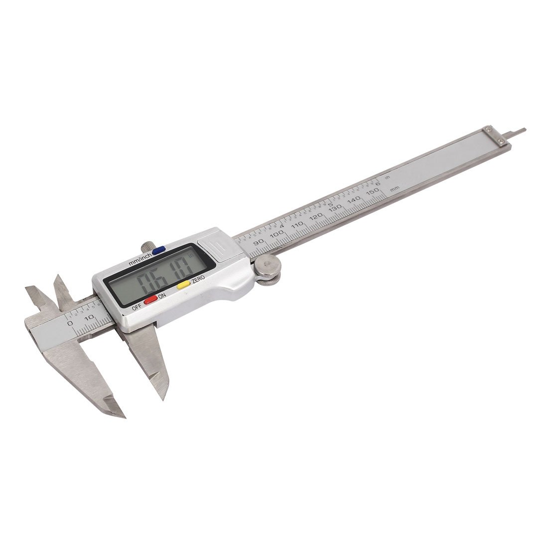Aexit Elektroniczna suwmiarka cyfrowa 0-150 mm / 6 cali ze stali nierdzewnej(0-150mm/6" acier inox Vernier pied à coulisse digital électronique