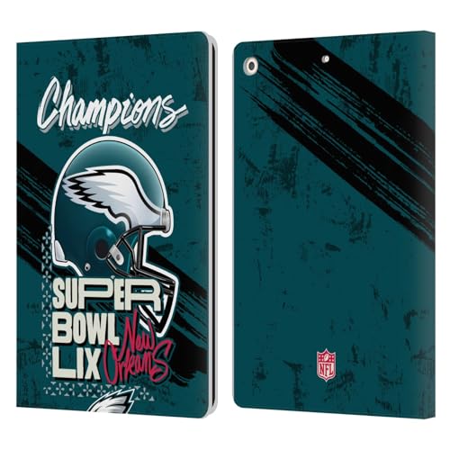 Casque des Eagles Vainqueur Super Bowl LIX Étui Cuir Prestige iPad