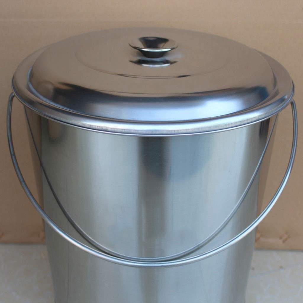 Cubo de Hielo de Acero inoxidable 304 con ASA portátil, contenedor de Hielo de Gran capacidad de 6,3 l, cubo de almacenamiento para El hogar, enfriador de bebidas Secchiello per Bottiglie