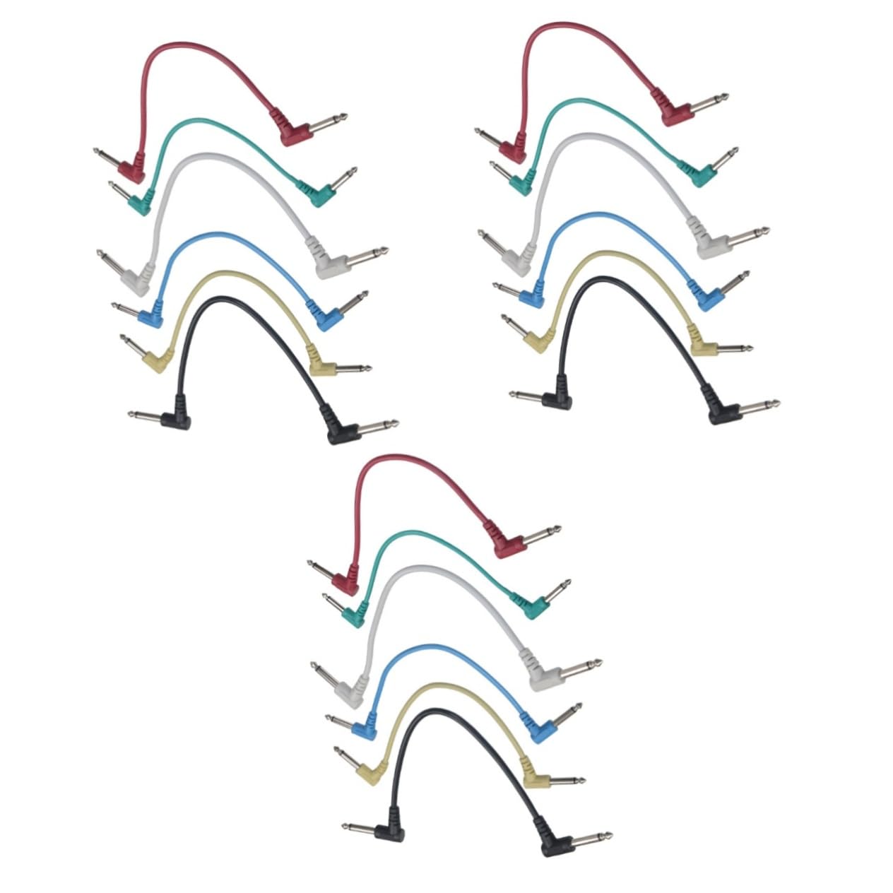 UPKOCH 18pezzi Patch Per Chitarra Elettrica Angolare Audio Per Stabile e Sostituibile Per Pedaliera e
