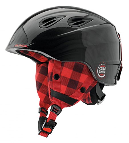 Image of ALPINA Unisex - Children, GRAP 2.0 JUNIOR ski helmet, black-lumberjack, 51-54 cm