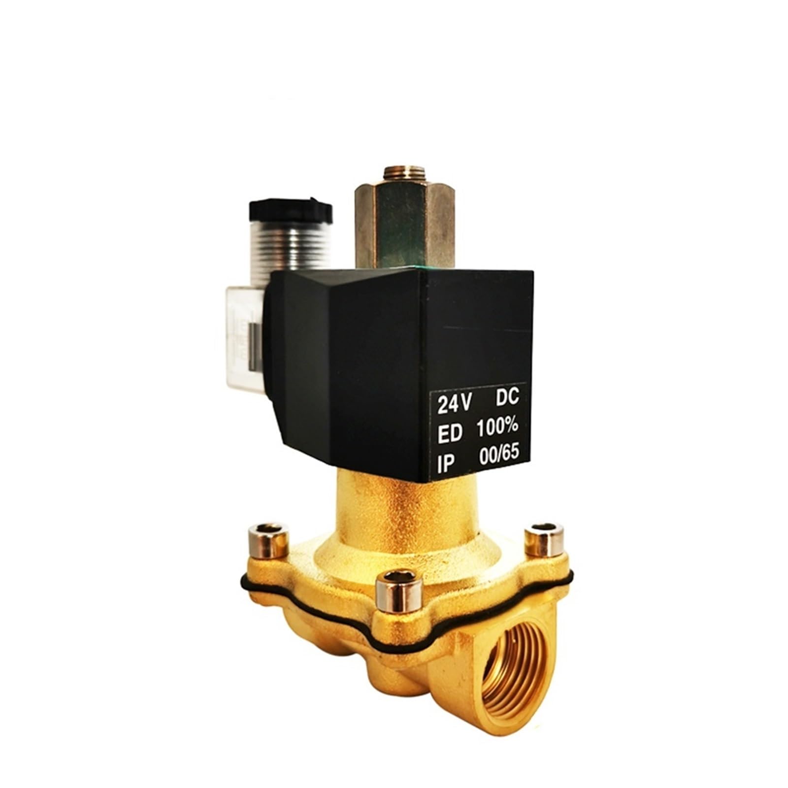 YX55POU12 Normally Opened 1/4inch 3/8inch 1/2inch 3/4 1inch 1-1/4inch 1-1/2inch 2inch Solenoid Valve Electric Brass 220v 24v 12v 110v 1Pcs(Bsp-230vac-80 Degrees Celsius)