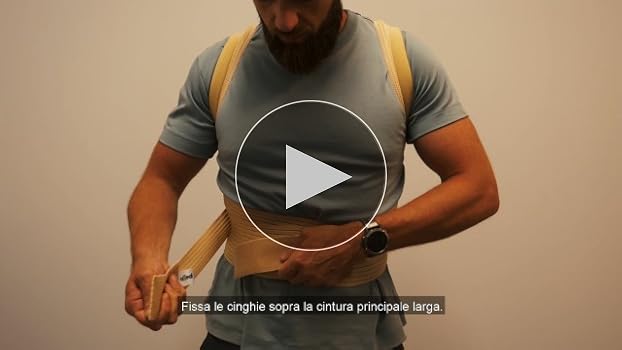 Fascia Posturale Tutore Correttore Postura Schiena Raddrizza Spina Dorsale TrAdE Shop Traesio