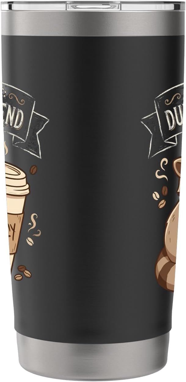Jimothy raccoon seattle meme viral Stainless Steel Insulated Tumbler image 4