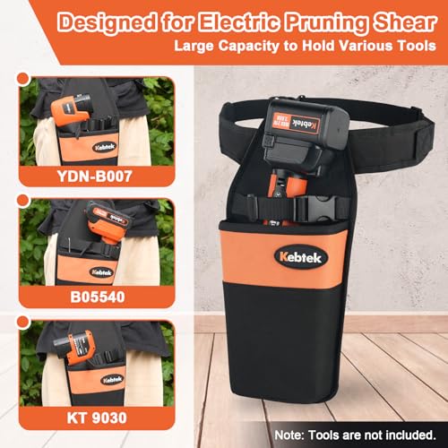 Image of Kebtek Pruner Holster with Belt, Tool Pouch for Pruning Shears