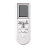 WINFLIKE DG11D3-01 Remote Control Replace for Whirlpool Air Conditioner DG11D3-02 DG11D3-03 MD 011 AMD 017 AMD 010 Compatible with Black+Decker Portable Room AC BPP06WTB DG11D3-03/BPP06WTB