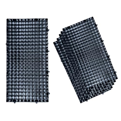 Image of Cocogarden Garden Drain Cells Thickness (20 mm) Pack of 6 for Terrace, Outdoor, Kitchen Gardening | Highly Durable & Polypropylene Drain Cells