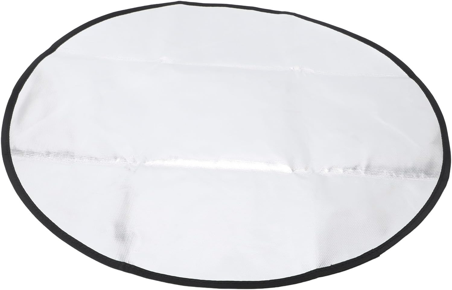 Premium Retardant Grill Pad, 36 Inch Round Under Grill Mat, Heat Campfire Mat for Outdoor Picnic BBQ (Silicone and Aluminum Foil)