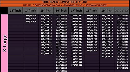 K&K Automotive Snow Socks For Tires - Pro Series For Ultimate Grip Snow Chain Alternative Traction Device For Truck Suv Van Car Textile Winter Emergency Kit Auto Accessory 2023 Model European (Xlarge) #TOP4