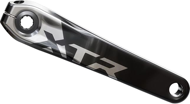 SHIMANO XTR FC-9220 Enduro Crankset - 2-Speed, 1x, Direct Mount, Hollowtech II Hollow-Forged Crankarms, Black/Silver 170mm