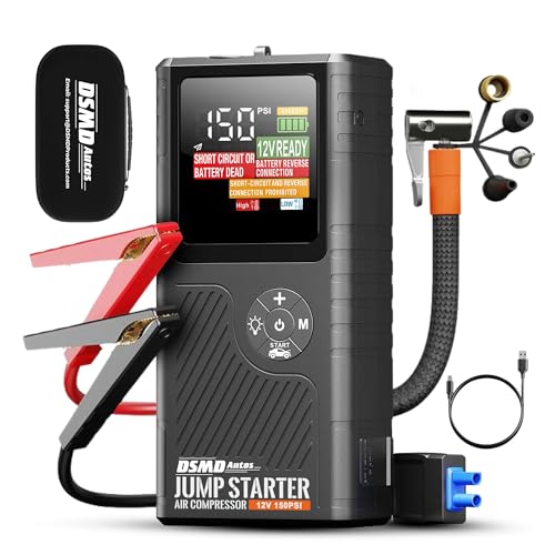 DSMDAutos Jump Starter Power Pack with Air Compressor for 6.5L Petrol and 3.5L Diesel Engines