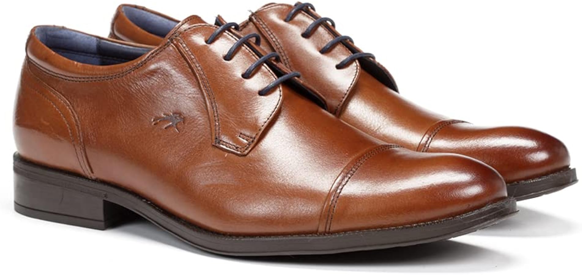 Fluchos Mens 11.5 EU46 Dress Shoes Brown Leather Heracles Lace Up Classic Oxford Fluchos Heracles Oxford (Men) - Cuero – The Heel Shoe Fitters main image 3