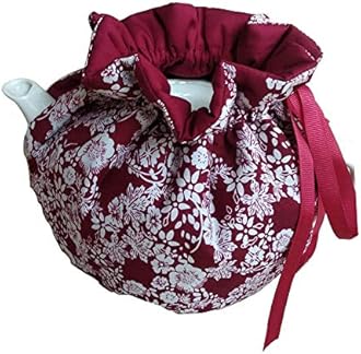 Cotton Tea Cozy for Teapots Printed Tea Cosy Tea Cover Keep Warm Tea Pot Dust Cover Insulated Kettle Cover for Home Kitchen Decorative Accessories (C12)