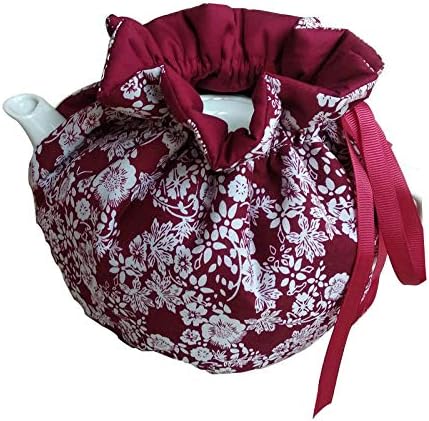 Cotton Tea Cozy for Teapots Printed Tea Cosy Tea Cover Keep Warm Tea Pot Dust Cover Insulated Kettle Cover for Home Kitchen Decorative Accessories (C12)