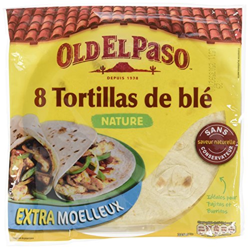  Old El Paso - 8 Tortilla de Blé 326 g - Lot de 6