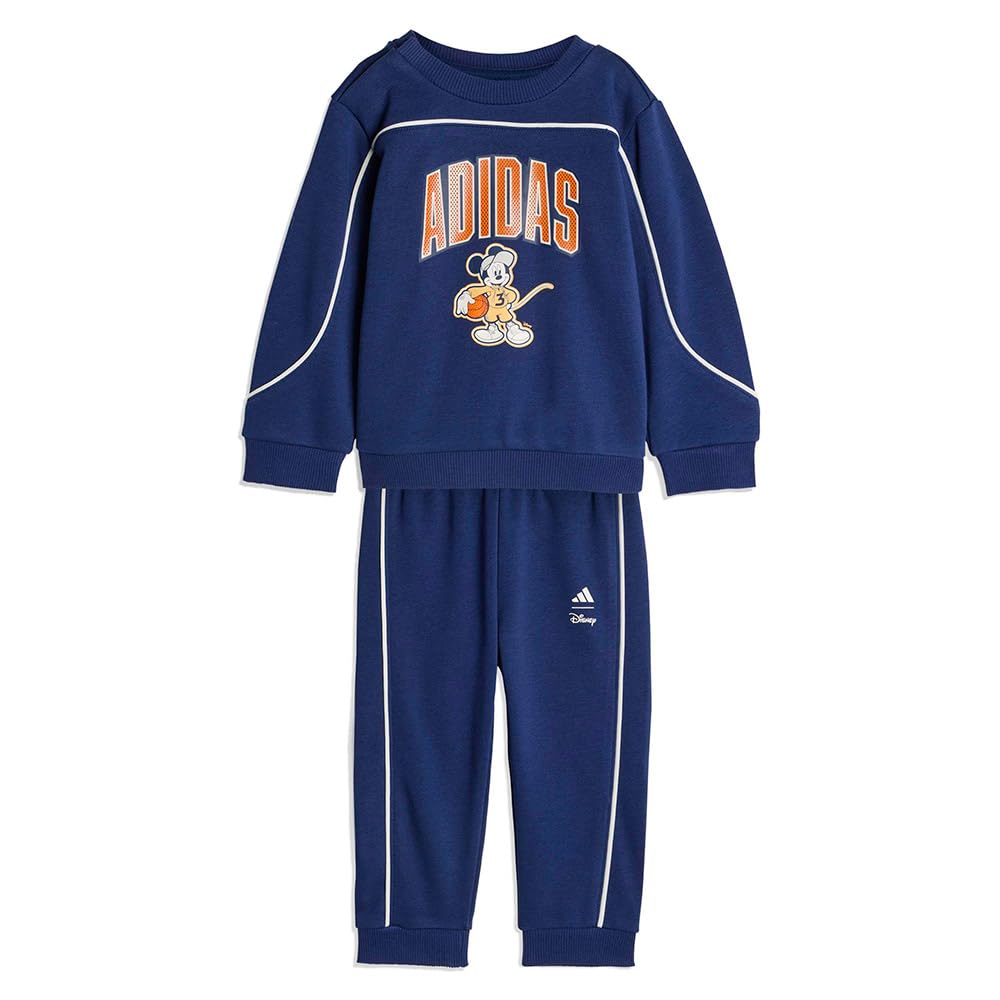 adidas Unisex Baby DISNEY MICKEY MOUSE JOGGER, dark blue/​off white, 9-​12 Months