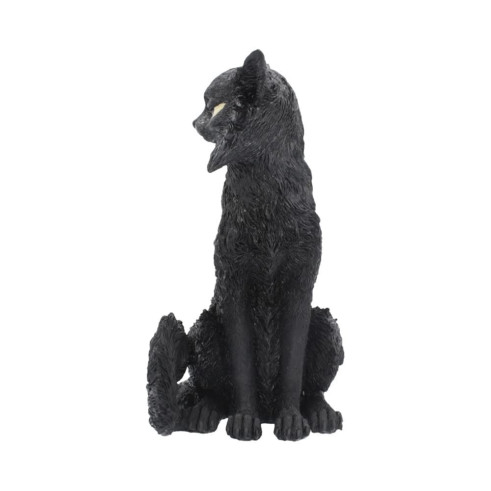 Nemesis Now Moonlight Watcher - 15cm Black Cat Ornament, Cast In Finest