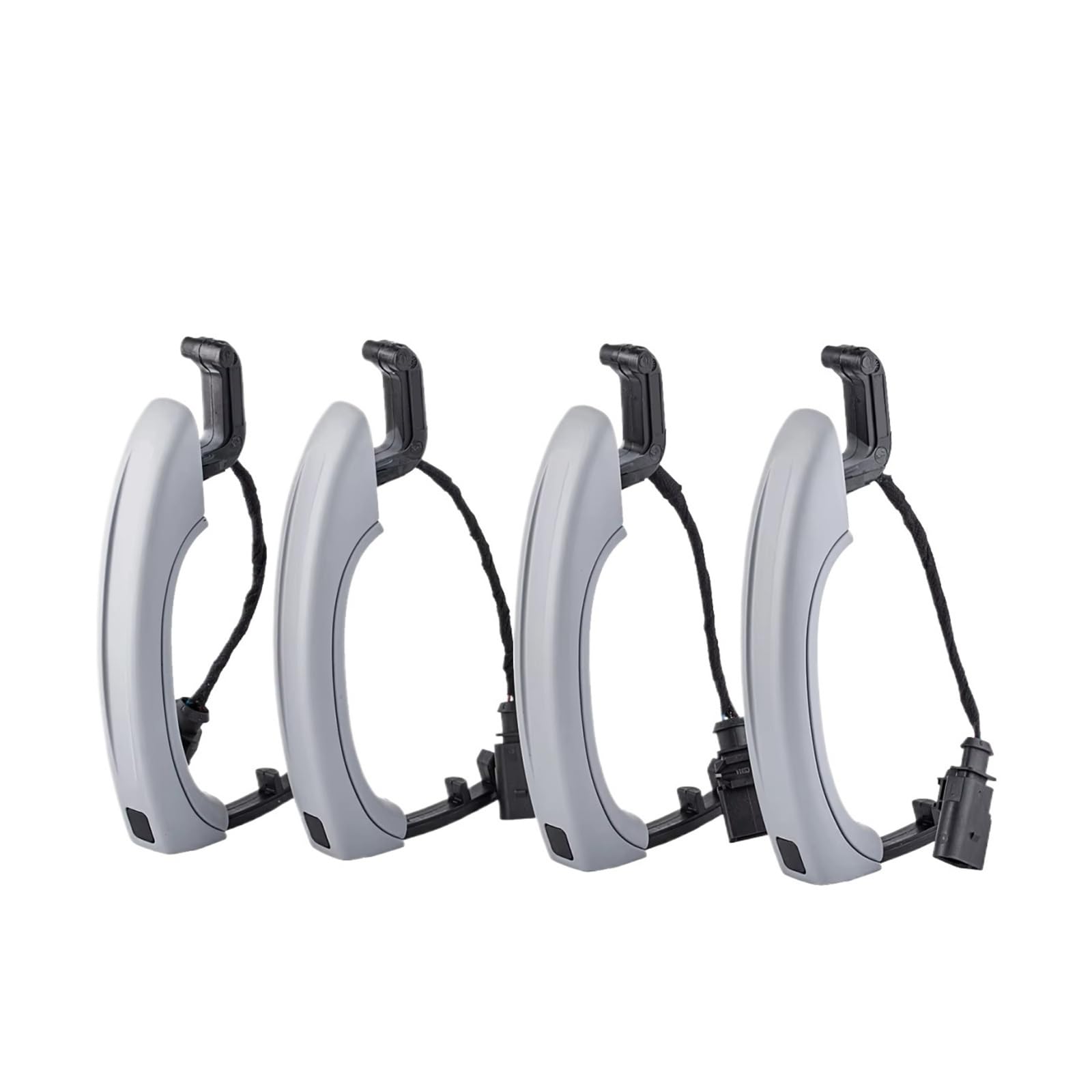 Qjahxkf Replacement Exterior Door Handles 4X Exterior Door Handle 4L0837205B 4L0837205A 4L0837205BGRU 4L0837205AGRU for Q7 (4LB) 3.0T/3.6 FSI/4.2T/6.0T 2006-2015 Outer Handle