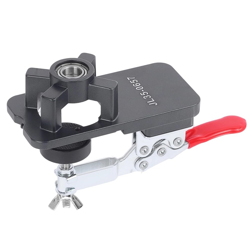 Aundhegrtt As Shown Woodworking For Cabinet Cupboard Door Installation Concealed Hinge Jig Kit- 35Mm Design