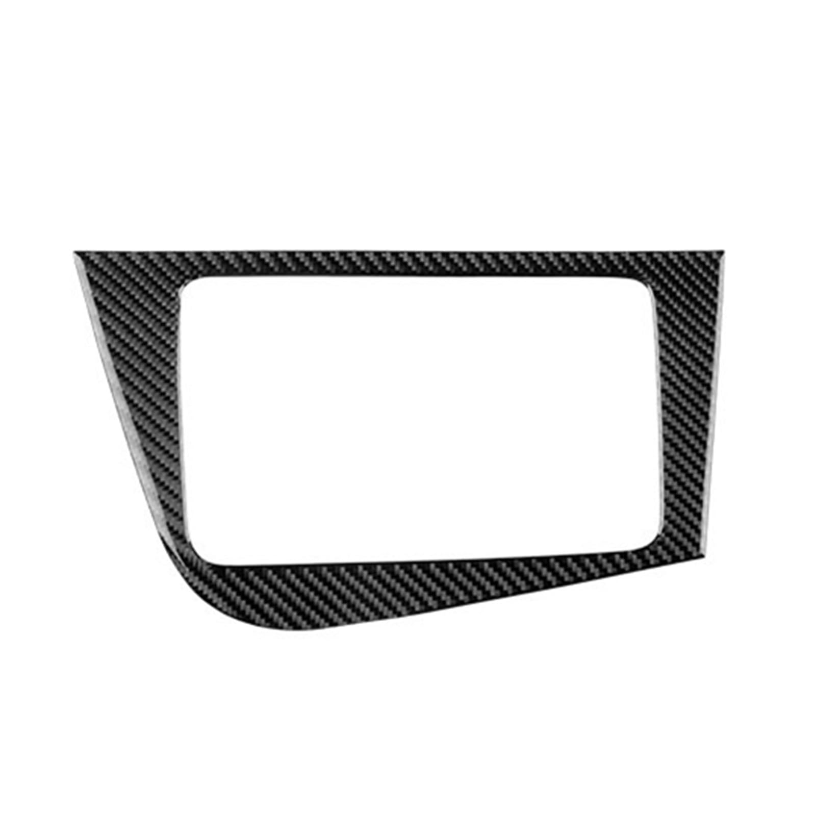 Compatible with Seat for Leon 2005 2006 2007 2008 2009 2010 2011 2012 LHD RHD Car CD Panel Trim Cover Inteior Sticker Accessories Car Decoration(Black,RHD)