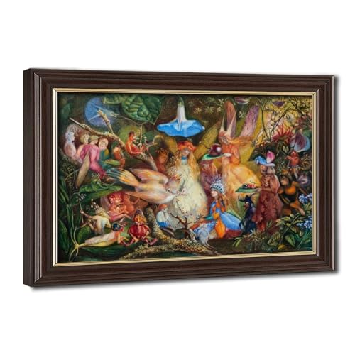 Impression sur toile John Anster Fitzgerald pour embellir un mur de bureau vide