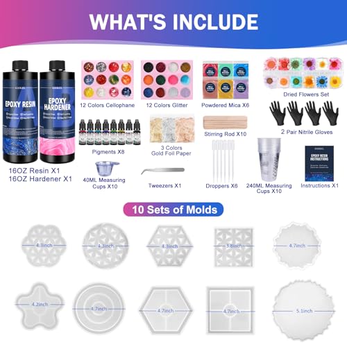 Save 35% on KISREL 32oz Epoxy Resin Starter Kit for Beginners - Image 2