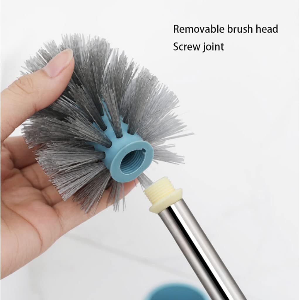 Toilet Cleaner Brush Toilet Brush and Holder Set, Toilet Bowl Cleaner Brush with Quick Drying Holder, Toilet Bowl Brush Holder for Bathroom Brush for Bathroom