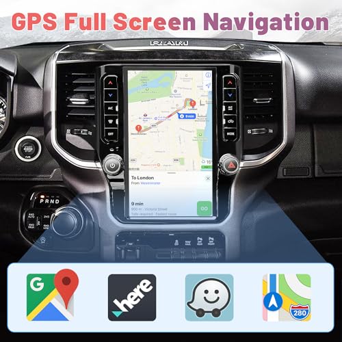 Radio 12" para Ram 1500/2500/3500 2019-2025 Android 13 miniatura 5