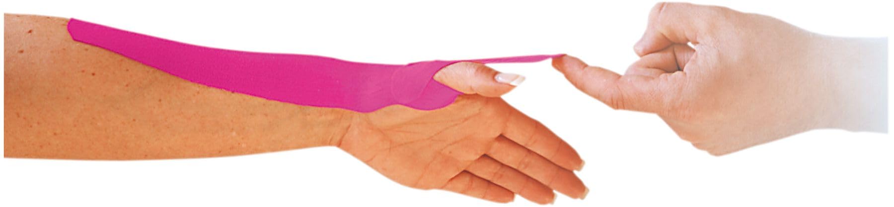 Höga-K-Tape-Silk czarna taśma kinezjologiczna o jedwabnej jakości, 5 cm x 5 m
