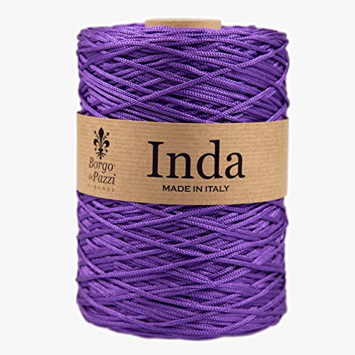Cordino per Borse a Uncinetto, 2mm in Polipropilene, Filati per Uncinetto e Ferri, Made in Italy, BORGO DE’ PAZZI FIRENZE