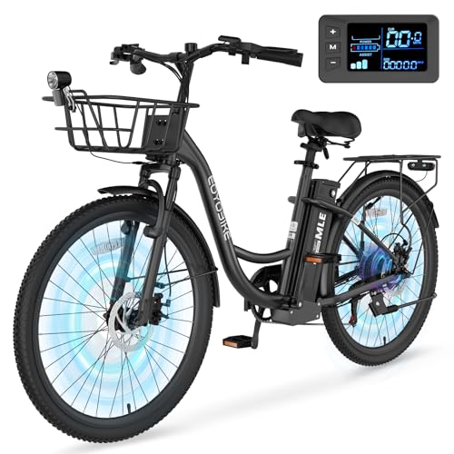 MOONCOOL Electric Bike for Adults, 700W Peak Power Cruiser Electric Bikes image 4