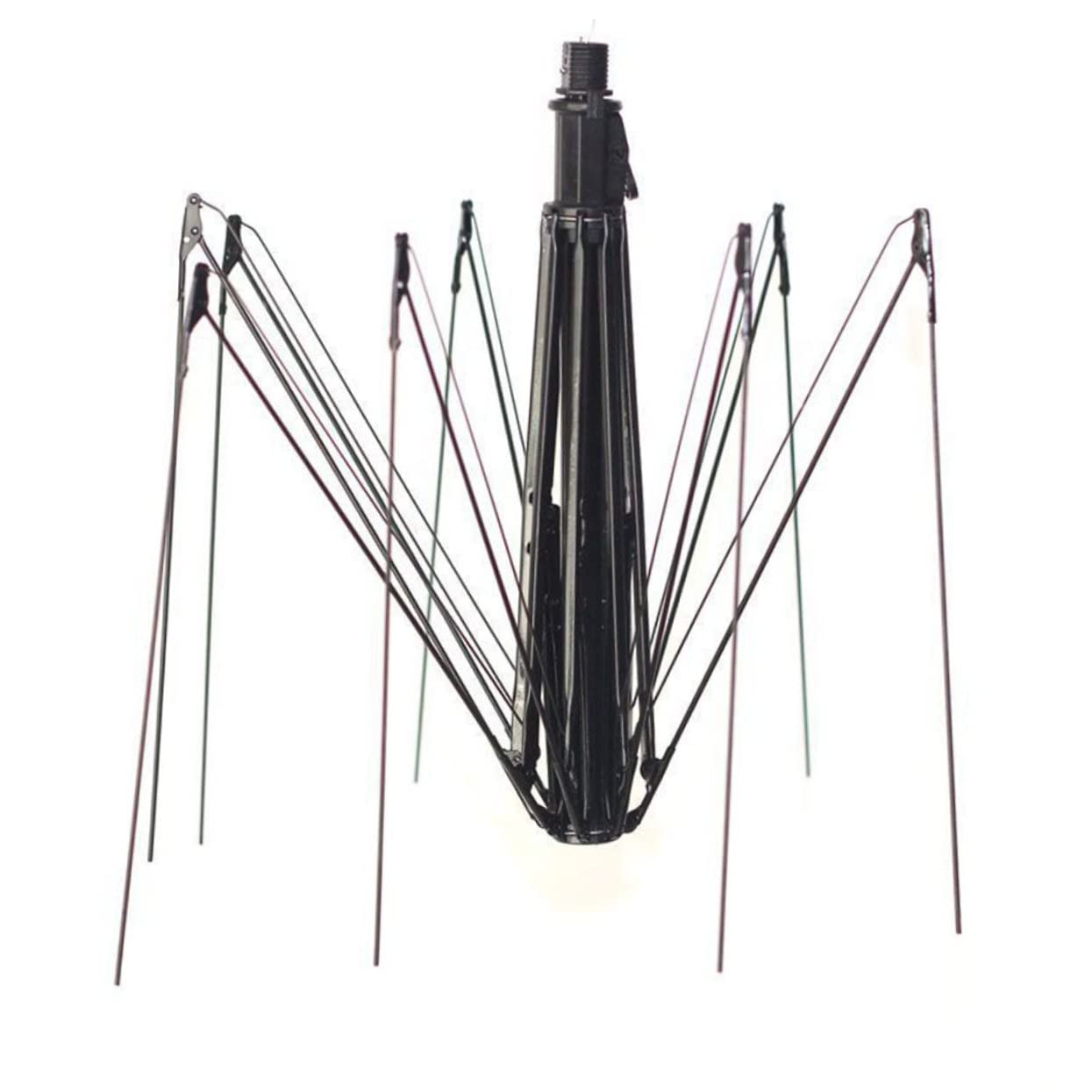 Accesorios para paraguas kit de reparación de paraguas mini Piezas duraderas Accesorios prácticos sombrillas costillas de reparación de paraguas plegables planchar Black