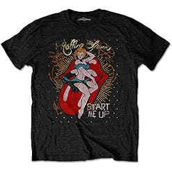 The Rolling Stones Start Me Up Black Officiel T-Shirt Hommes Unisexe - Les Beatles, Paul McCartney, John Lennon, RIngo Starr, George Harrison