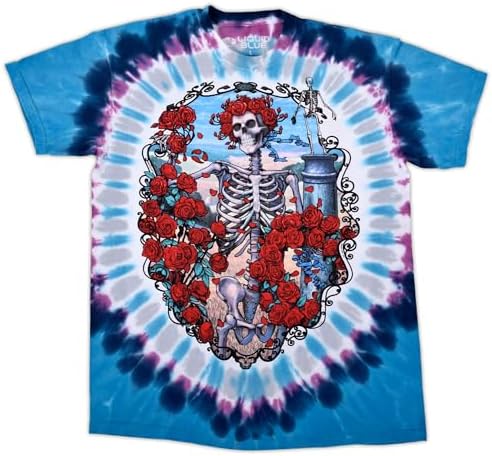 Grateful Dead 30th Anniversary Tシャツ　L Liquid Blue Camiseta masculina de manga curta Grateful Dead 30th