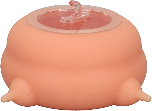 Puppy Feeders for Multiple Puppies, 200ml 4 Nipples Silicone Puppy Milk Feeder Puppy Nursing Station, Puppy Feeder Milk Bowl Puppy Feeding Station for Kittens, Puppies, Rabbits