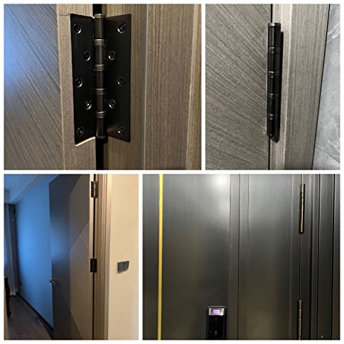 Ksdcmrs 5 Inch Stainless Steel Door Hinges, Heavy Duty 304 5 X 3 Inch Ball Bearing Non Removable Hinge Pin For Interior And Exterior Ourtswing Door Or Gate Security-3 Pack thumb #6