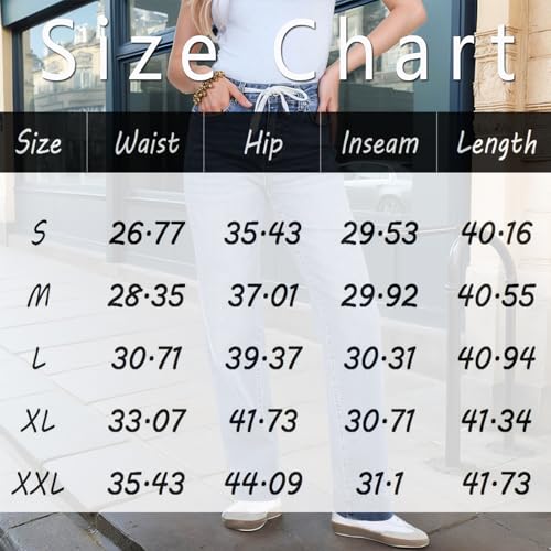 Woman Wide Leg Jeans High Waisted Stretch Drawstring Baggy Jeans Elastic Waist Straight Leg Boyfriend Denim Pants3