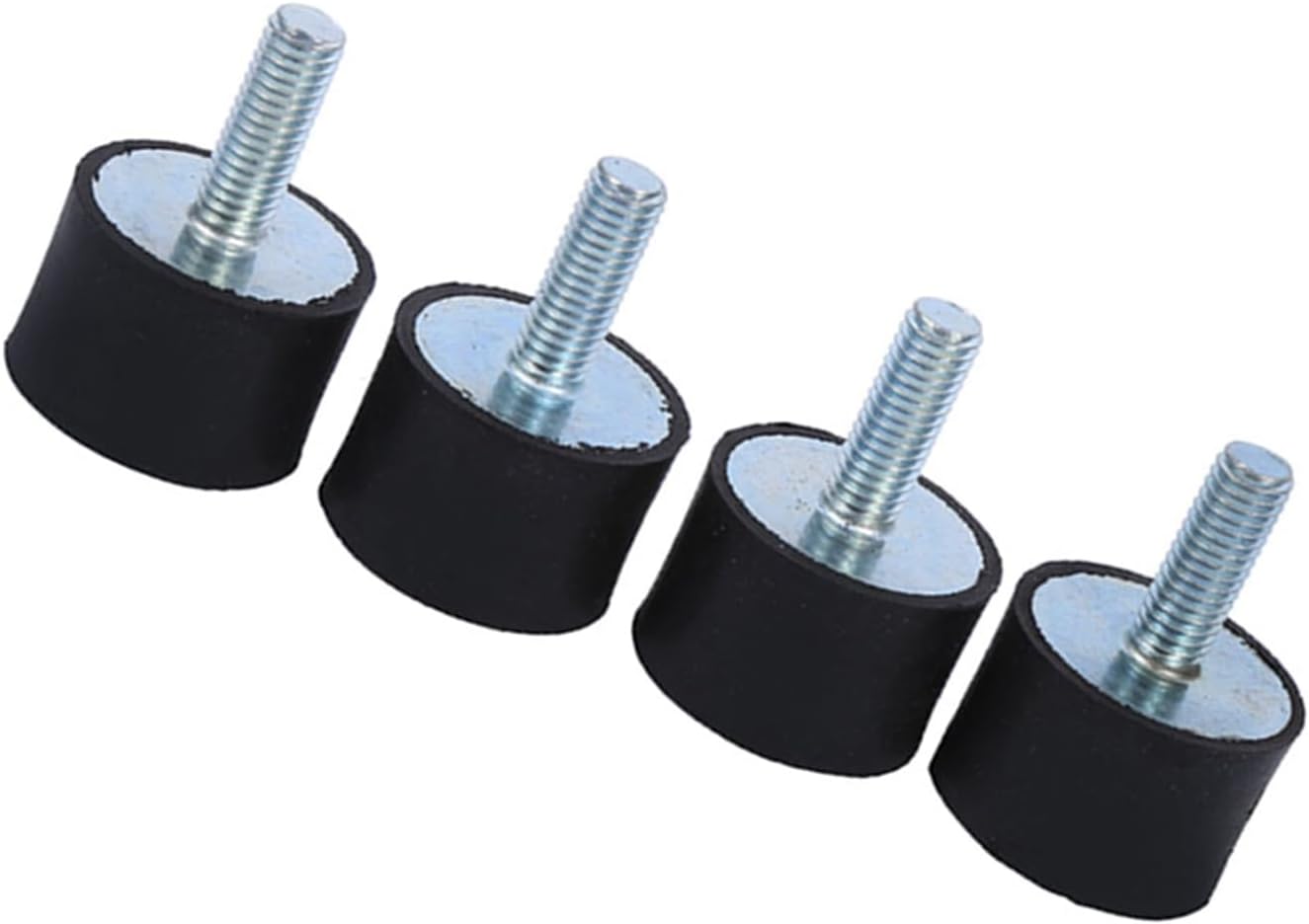 HEEPDD Rubber Mounts Vibration Damping Mounts for Air Compressors, Engines, Water Pumps 4 Pack for Shock Absorption and Noise Control (VD30*20 M8*23)