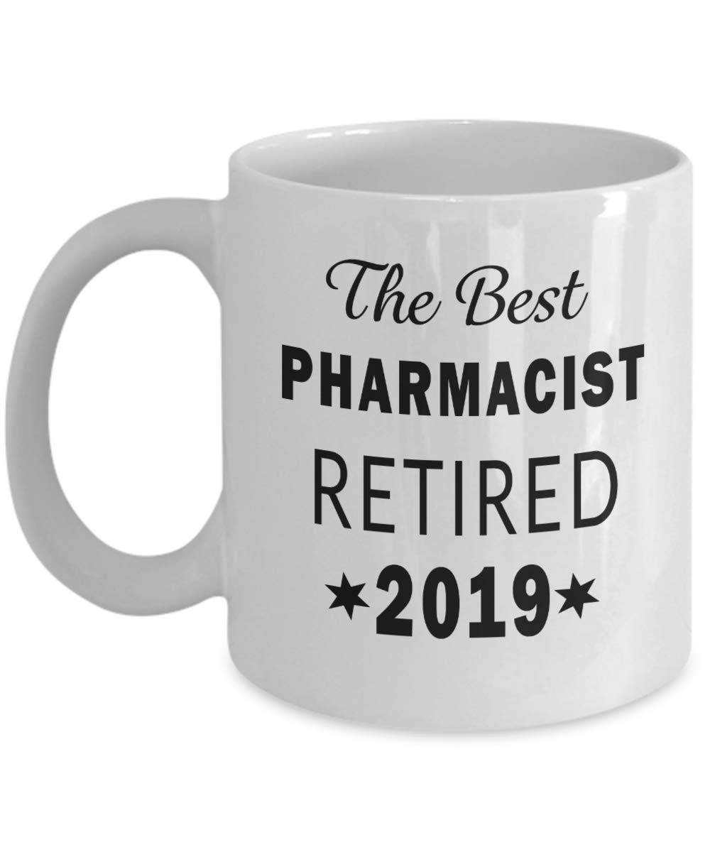 Retirement Gift For PHARMACIST, PHARMACIST Retiree Mug, Funny Coffee Cup, Great Retirement Party Gift Idea for Co-worker, Best Friend, Relative, For M
