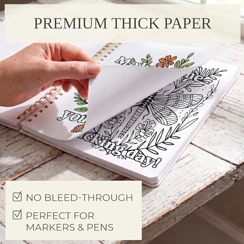 Image of Beautiful Coloring Book Set of 2 for Adult Relaxation - Funny Coloring Books with Floral Designs for a lot of Laughs - The Perfect Stress-Relieving, Funny and Unique Gift for Women & Best Friends