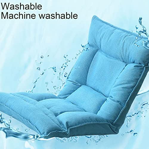 Chaise longue d'intérieur avec 5 angles réglables et dossier coussiné vert