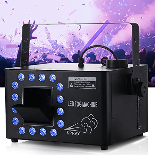 Máquina de Humo con Luces 1500W para DJ y Eventos miniatura 1