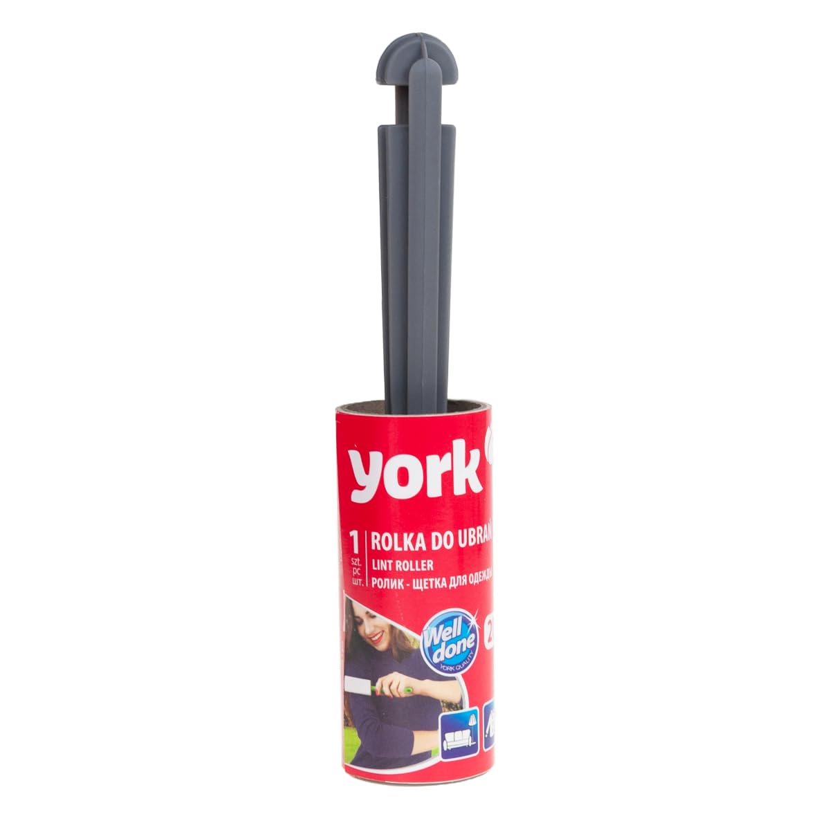 York Rolki do ubrań z rolką do kłaczków, każda rolka ma 20 arkuszy (rolki do ubrań z 4 wkładami York)