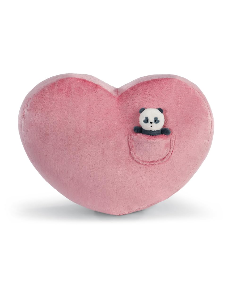 Amazon.co.jp: ニキ(NICI) Love25 ラブパンダ ハートクッション 40