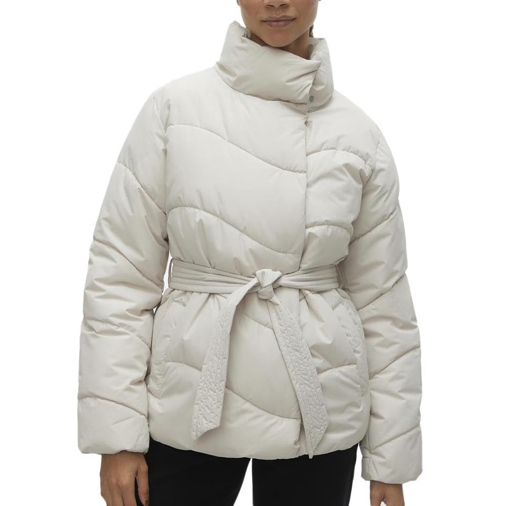 VERO MODA Ecru Women's Down Jacket Ecru XS Ecru XS XS, ecru, XS