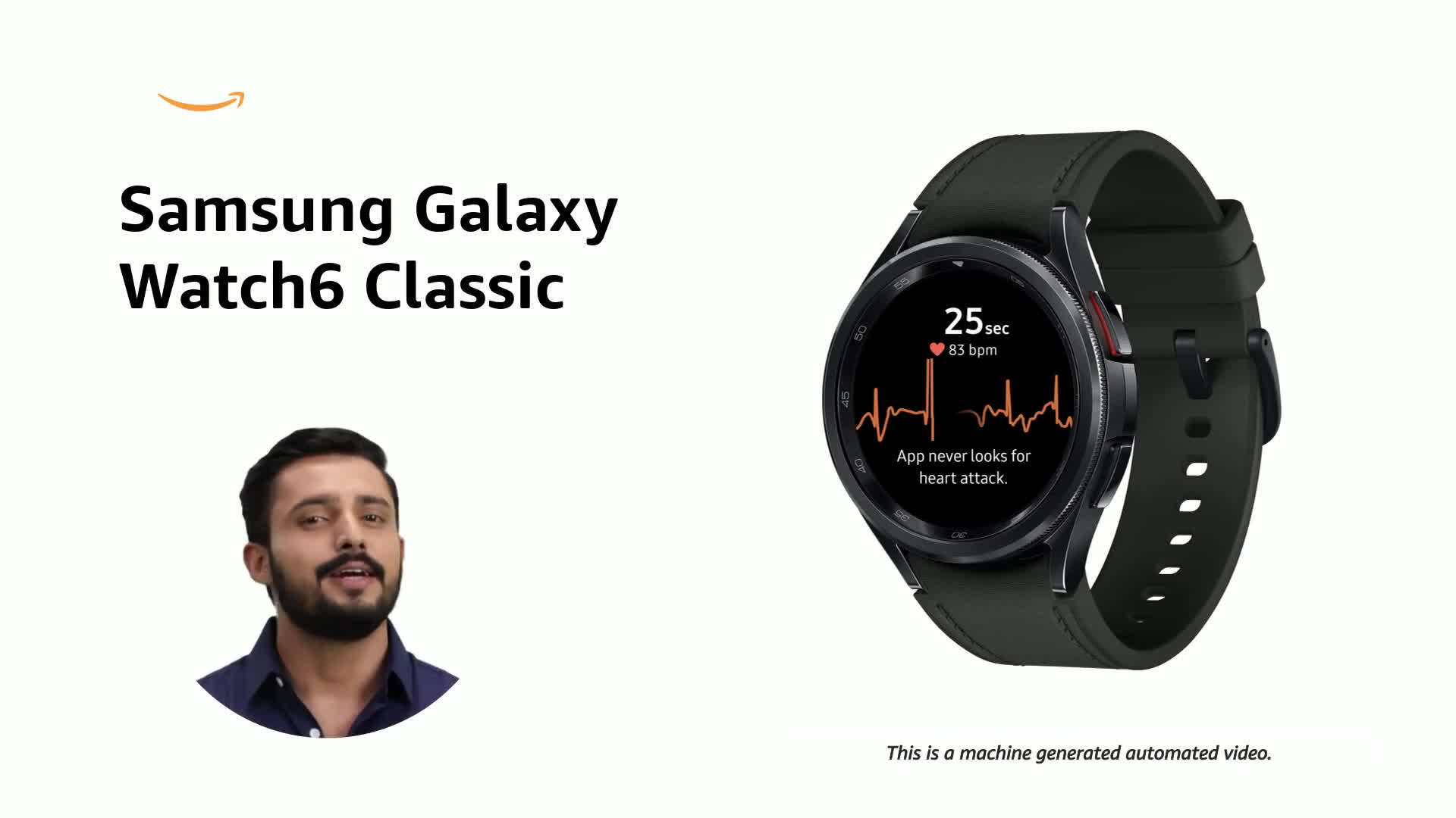 Samsung Galaxy Watch6 Classic LTE (43mm, Black, Compatible with